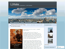 Tablet Screenshot of corthodoxy.wordpress.com