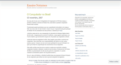 Desktop Screenshot of ensaiosnoturnos.wordpress.com