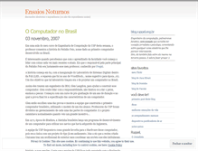 Tablet Screenshot of ensaiosnoturnos.wordpress.com