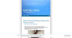 Desktop Screenshot of momgoldstar.wordpress.com