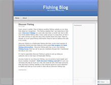Tablet Screenshot of fishingworks.wordpress.com