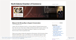 Desktop Screenshot of ndchamber.wordpress.com