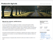 Tablet Screenshot of produccionagricola.wordpress.com