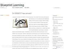 Tablet Screenshot of blueprintlearning.wordpress.com