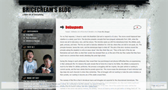 Desktop Screenshot of bricecream.wordpress.com