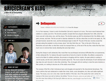 Tablet Screenshot of bricecream.wordpress.com