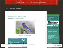 Tablet Screenshot of pendercounty4h.wordpress.com