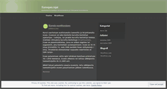 Desktop Screenshot of euroopanrajat.wordpress.com