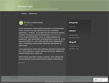 Tablet Screenshot of euroopanrajat.wordpress.com