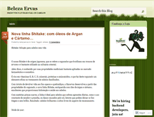 Tablet Screenshot of belezaervas.wordpress.com