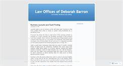 Desktop Screenshot of lawbarron.wordpress.com