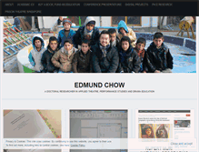 Tablet Screenshot of edchow.wordpress.com
