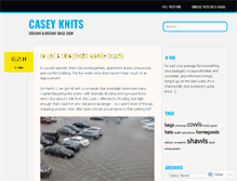 Tablet Screenshot of caseyknits.wordpress.com