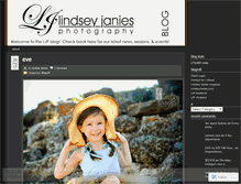 Tablet Screenshot of lindseyjanies.wordpress.com