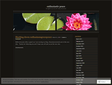 Tablet Screenshot of enthusiasmgracepeace.wordpress.com