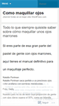 Mobile Screenshot of maquillarojosahumados.wordpress.com