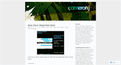 Desktop Screenshot of cameronj.wordpress.com