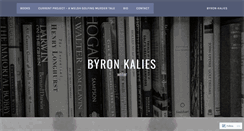 Desktop Screenshot of byronkalies.wordpress.com