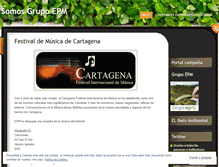 Tablet Screenshot of grupoepm.wordpress.com