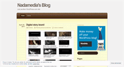 Desktop Screenshot of nadamedia.wordpress.com