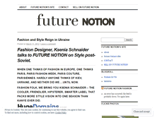 Tablet Screenshot of futurenotion.wordpress.com