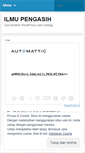 Mobile Screenshot of ilmupengasih.wordpress.com