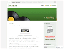Tablet Screenshot of checoblog.wordpress.com