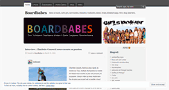 Desktop Screenshot of boardbabes.wordpress.com