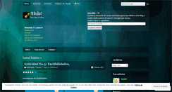 Desktop Screenshot of holablad.wordpress.com