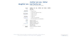 Desktop Screenshot of mothersonsex.wordpress.com
