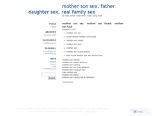 Tablet Screenshot of mothersonsex.wordpress.com
