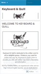 Mobile Screenshot of keyboardandquill.wordpress.com