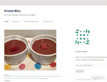Tablet Screenshot of primalbliss.wordpress.com