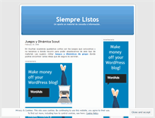 Tablet Screenshot of escultismo.wordpress.com