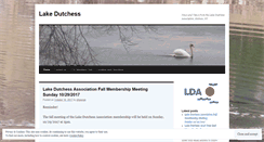 Desktop Screenshot of lakedutchess.wordpress.com