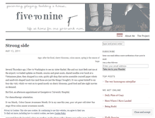 Tablet Screenshot of fivetonine.wordpress.com