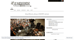 Desktop Screenshot of earhornmusic.wordpress.com