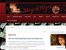 Tablet Screenshot of magickwyrd.wordpress.com
