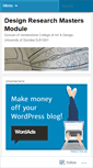 Mobile Screenshot of designresearchdundee.wordpress.com