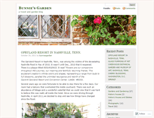 Tablet Screenshot of bunniesgarden.wordpress.com