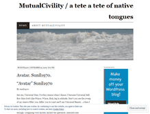 Tablet Screenshot of mutualcivility.wordpress.com