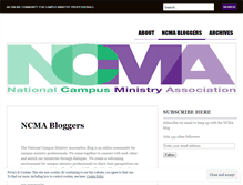 Tablet Screenshot of ncmabloggers.wordpress.com