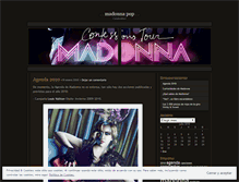 Tablet Screenshot of madonnapop.wordpress.com