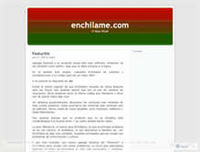 Tablet Screenshot of enchilame.wordpress.com