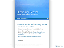 Tablet Screenshot of myscrubs.wordpress.com