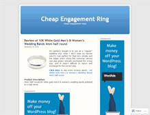 Tablet Screenshot of cheapengagementring.wordpress.com