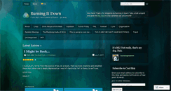 Desktop Screenshot of burningitdown.wordpress.com