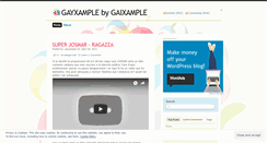 Desktop Screenshot of gayxample.wordpress.com