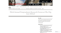 Desktop Screenshot of citylegalresearch.wordpress.com