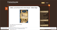 Desktop Screenshot of fraizochocolat.wordpress.com